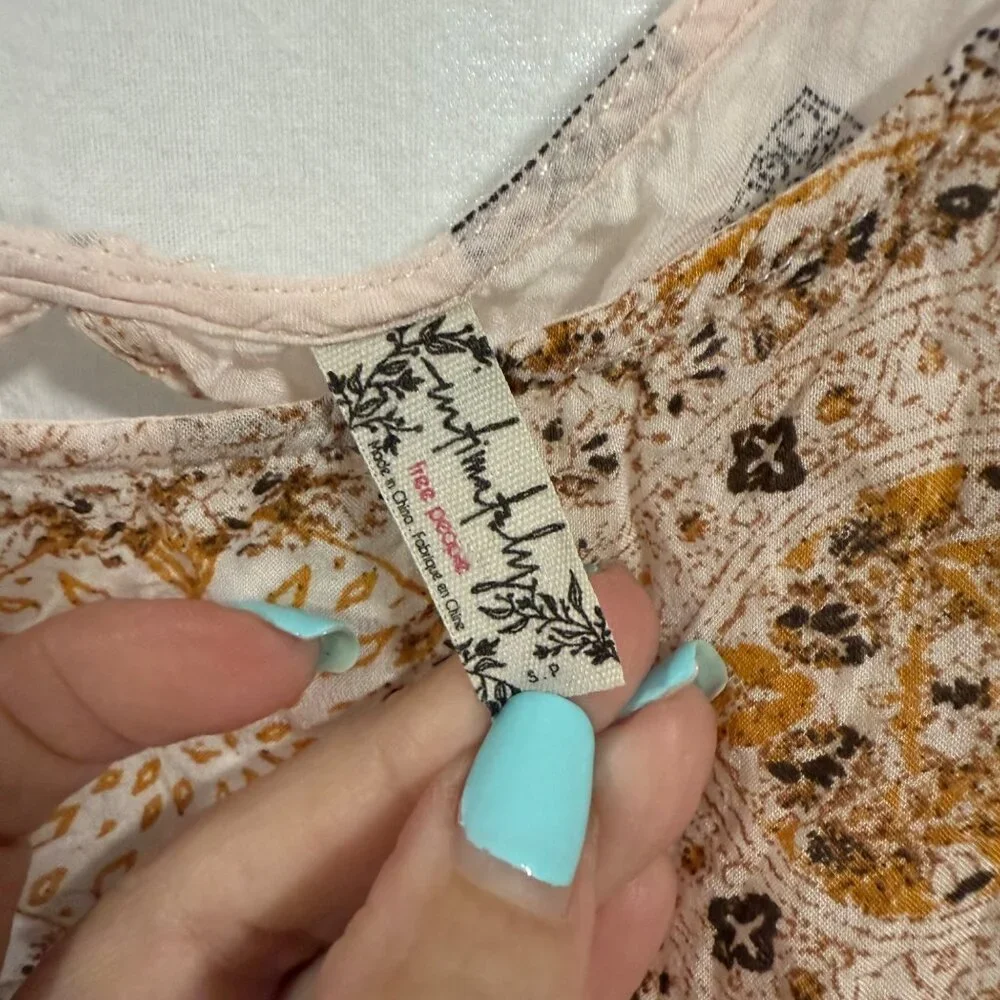 Free People Intimately Into You Sleeveless Swing Dress Size S‎
